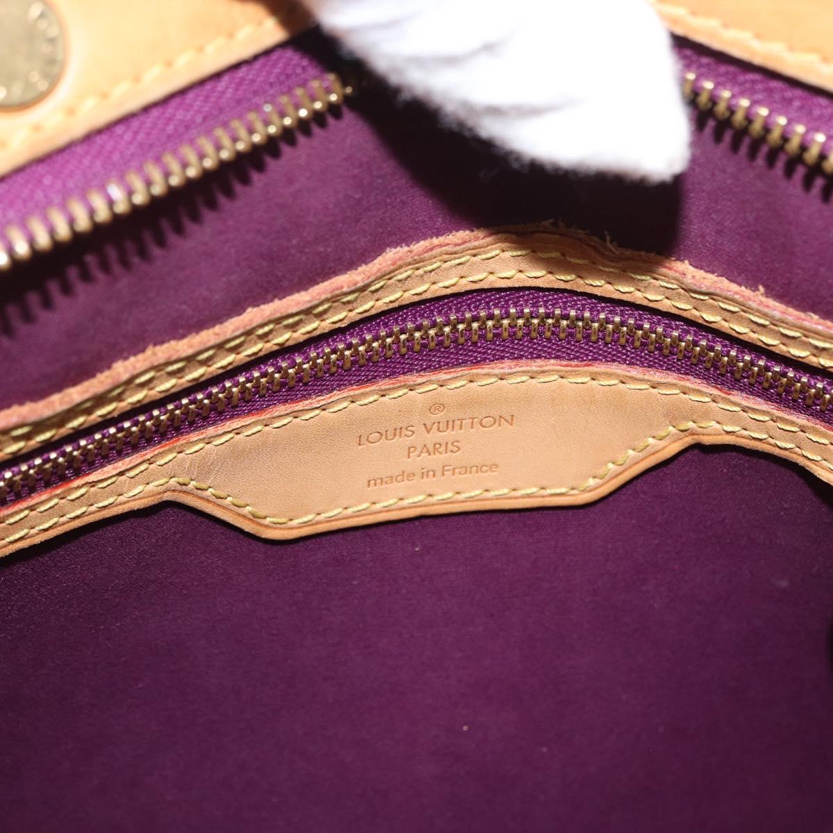 LOUIS VUITTON Monogram Vernis Blair MM Bag 2way amethyst M90106 LV Auth BA10814