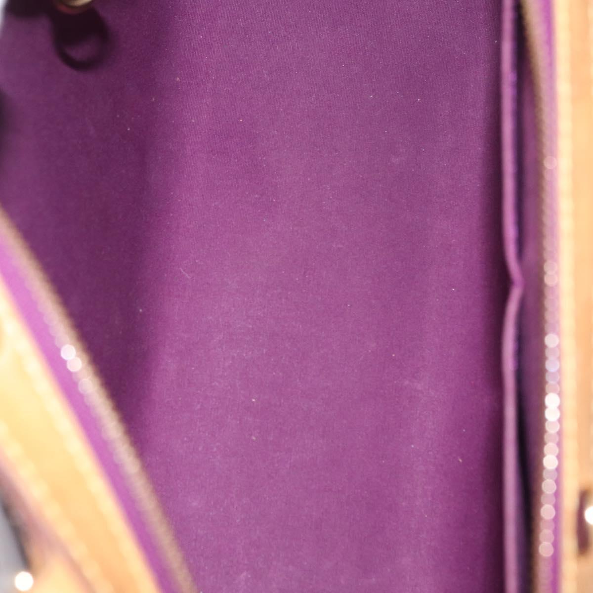 LOUIS VUITTON Monogram Vernis Blair MM Bag 2way amethyst M90106 LV Auth BA10814