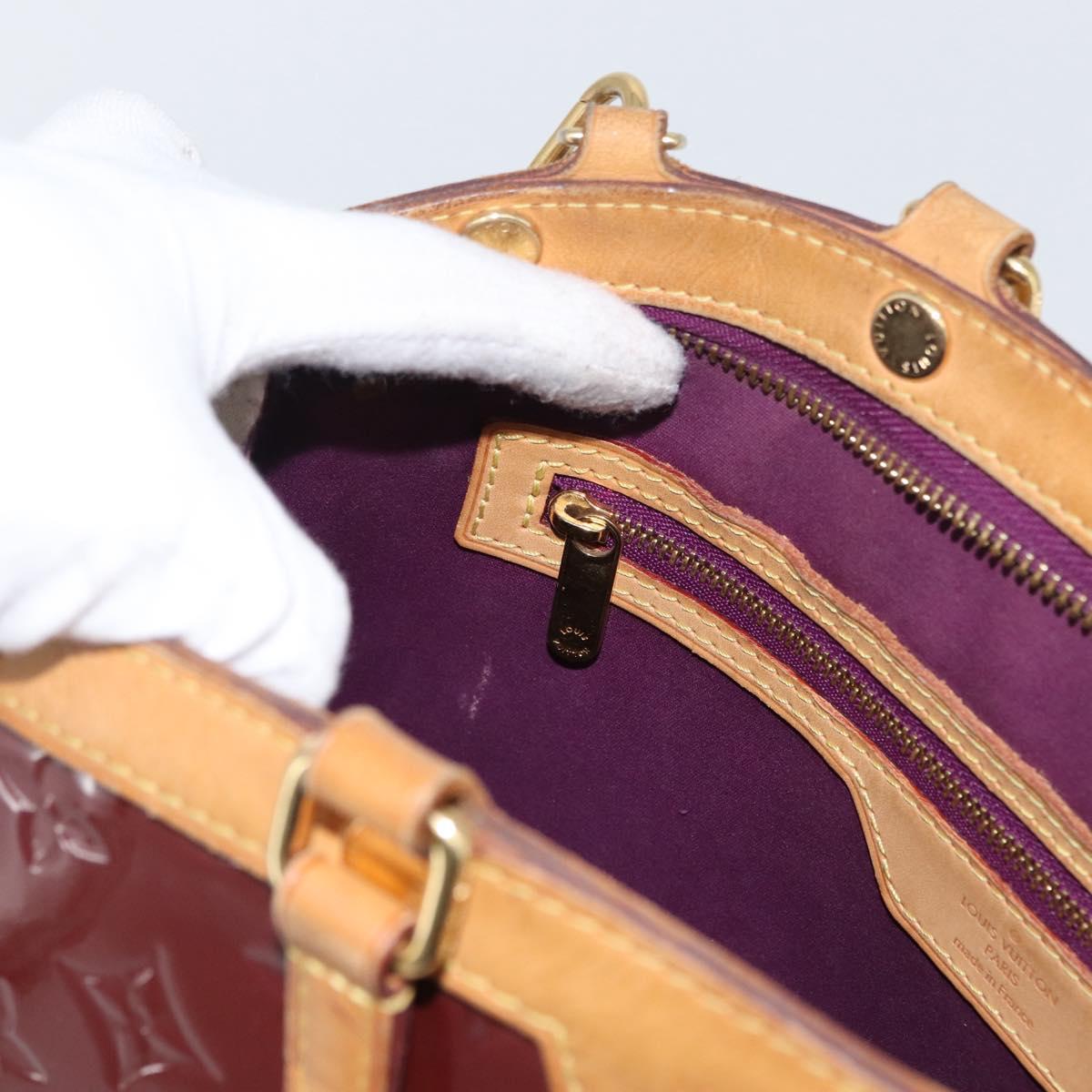 LOUIS VUITTON Monogram Vernis Blair MM Bag 2way amethyst M90106 LV Auth BA10814