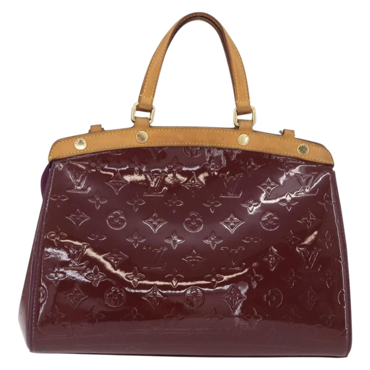 LOUIS VUITTON Monogram Vernis Blair MM Bag 2way amethyst M90106 LV Auth BA10814
