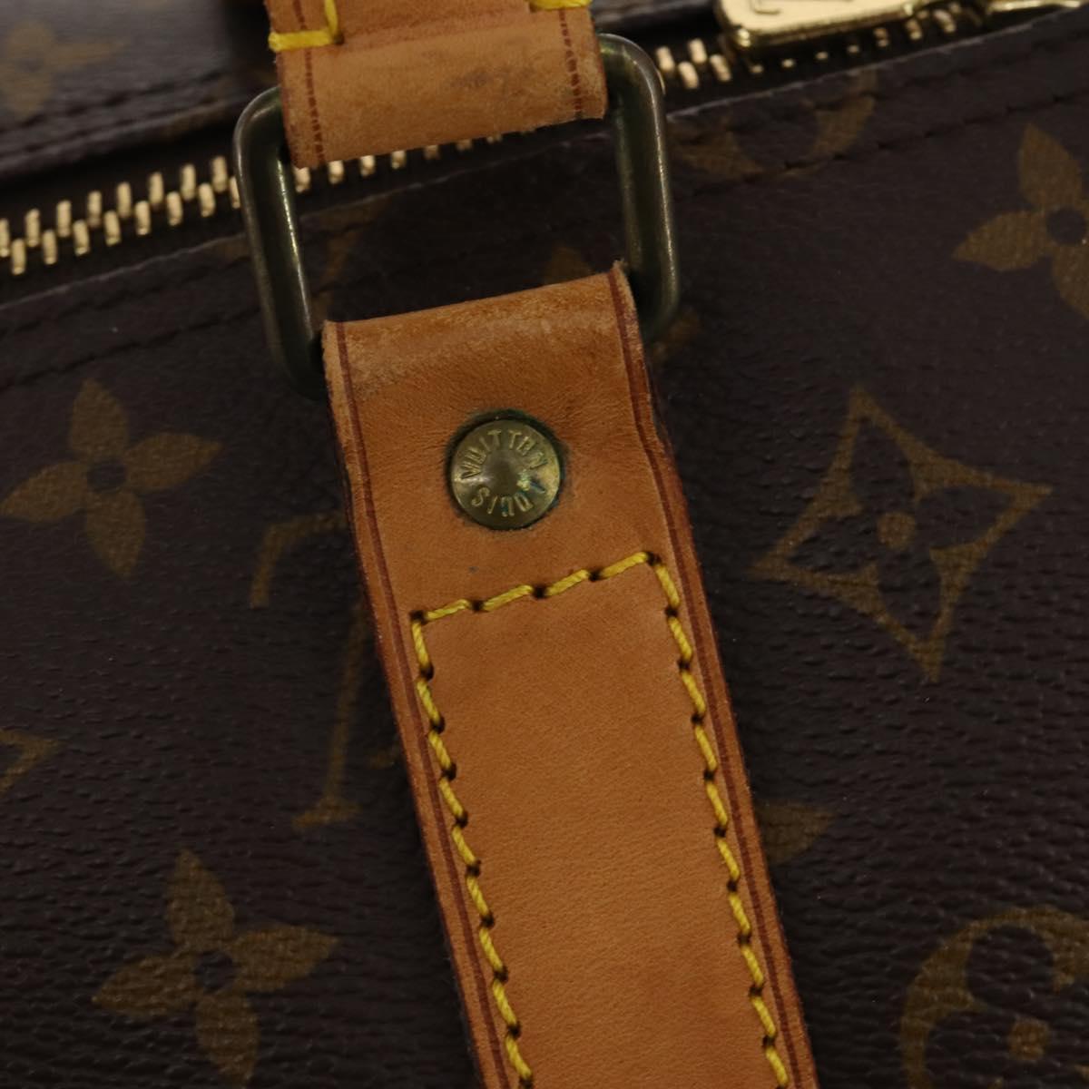 LOUIS VUITTON Monogram Keepall 55 Boston Bag M41424 LV Auth BA10817