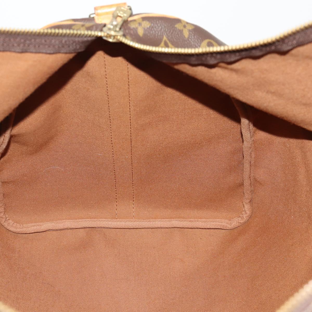 LOUIS VUITTON Monogram Keepall Bandouliere 60 Boston Bag M41412 LV Auth BA10818