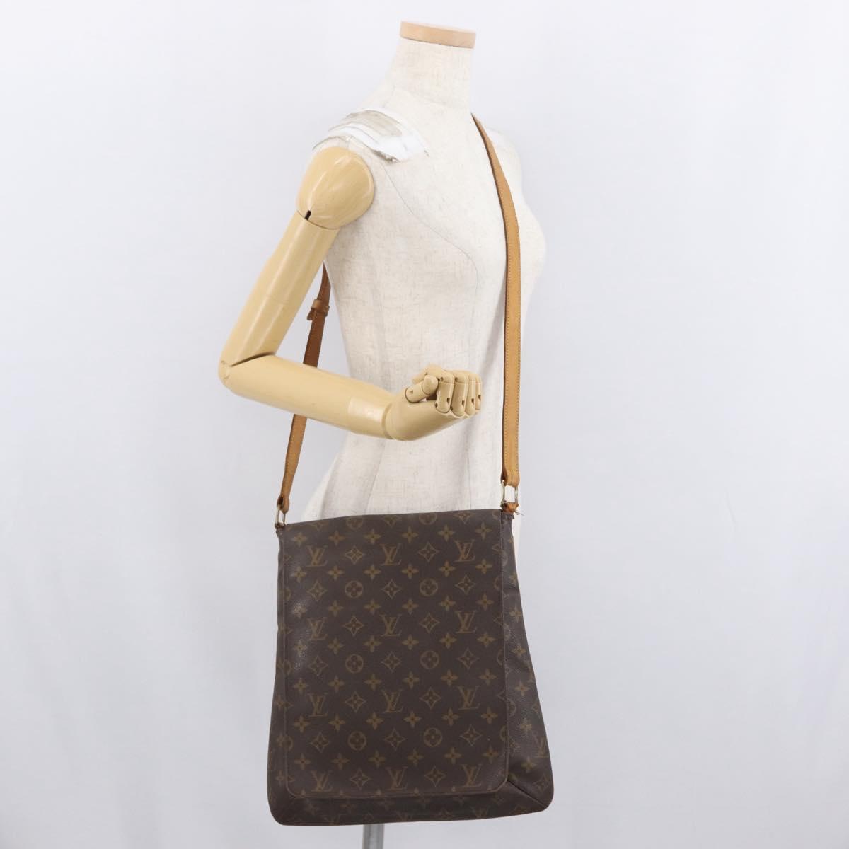 LOUIS VUITTON Monogram Musette Shoulder Bag M51256 LV Auth BA10819