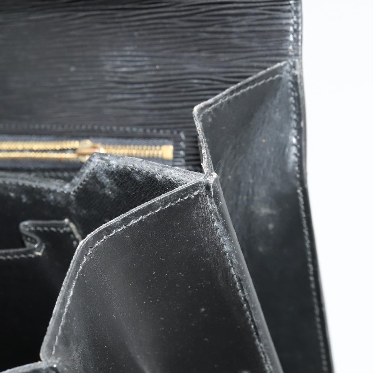 LOUIS VUITTON Epi Serviette Conseiller Briefcase Black M54422 LV Auth BA10821