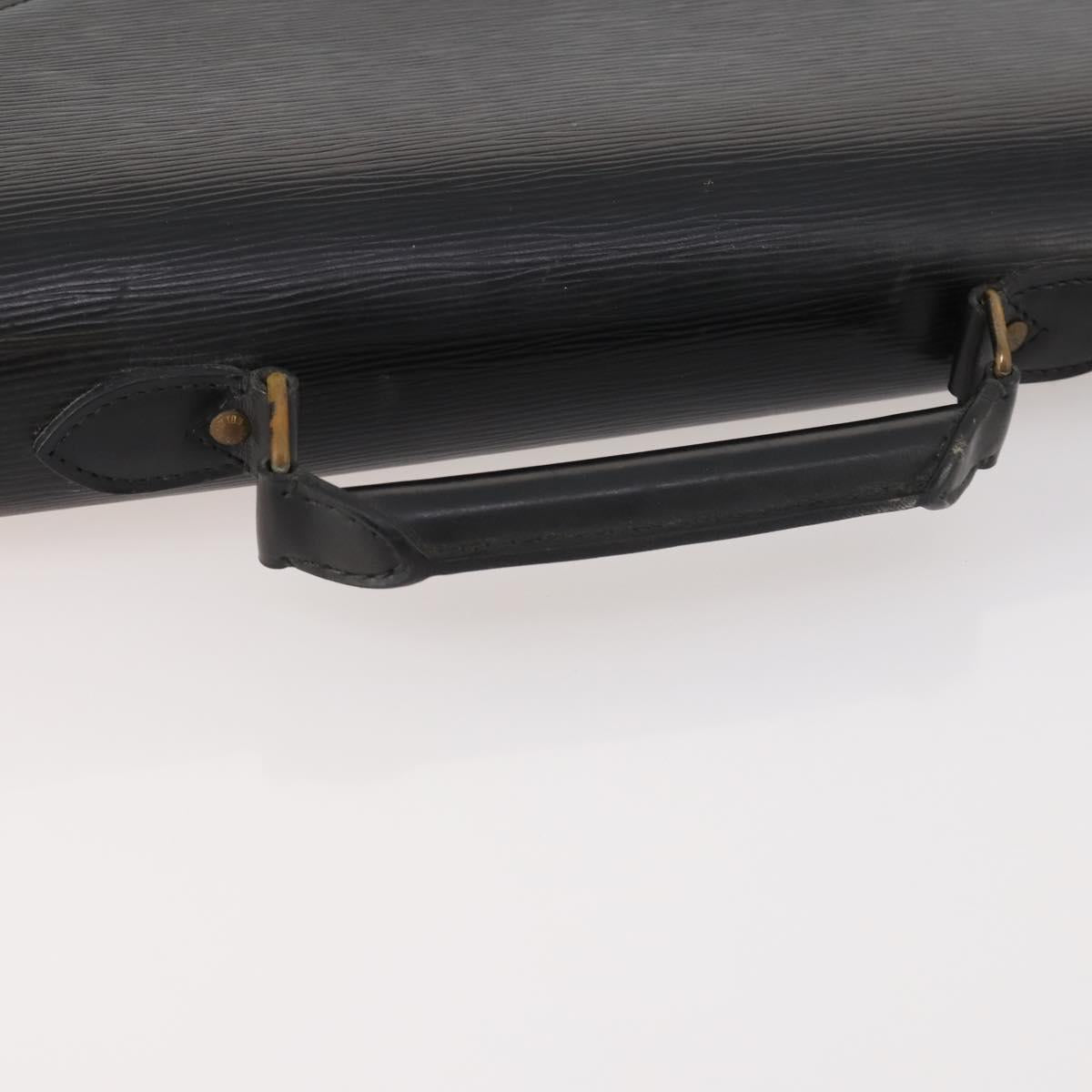 LOUIS VUITTON Epi Serviette Conseiller Briefcase Black M54422 LV Auth BA10821