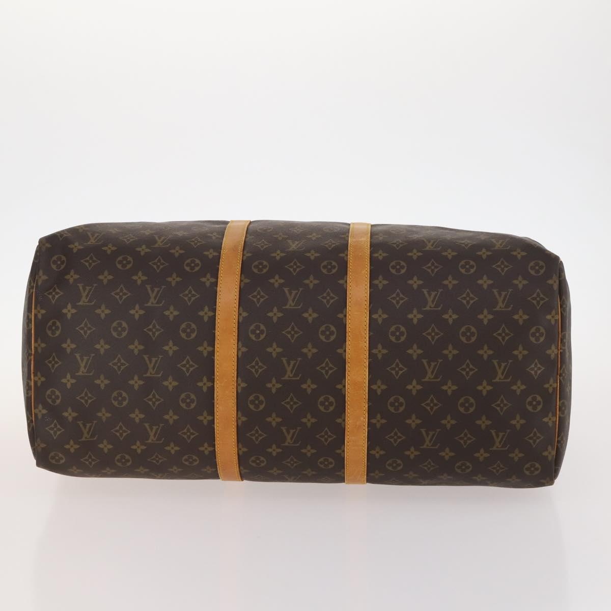 LOUIS VUITTON Monogram Keepall 60 Boston Bag M41422 LV Auth BA10824
