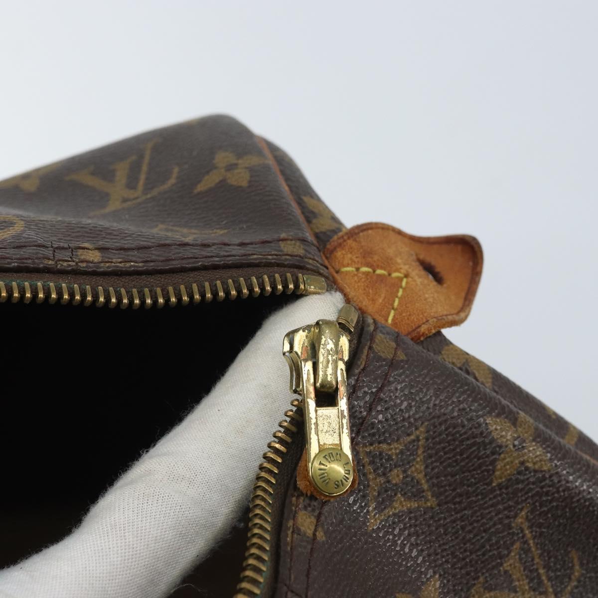 LOUIS VUITTON Monogram Speedy 30 Hand Bag M41526 LV Auth BA10831