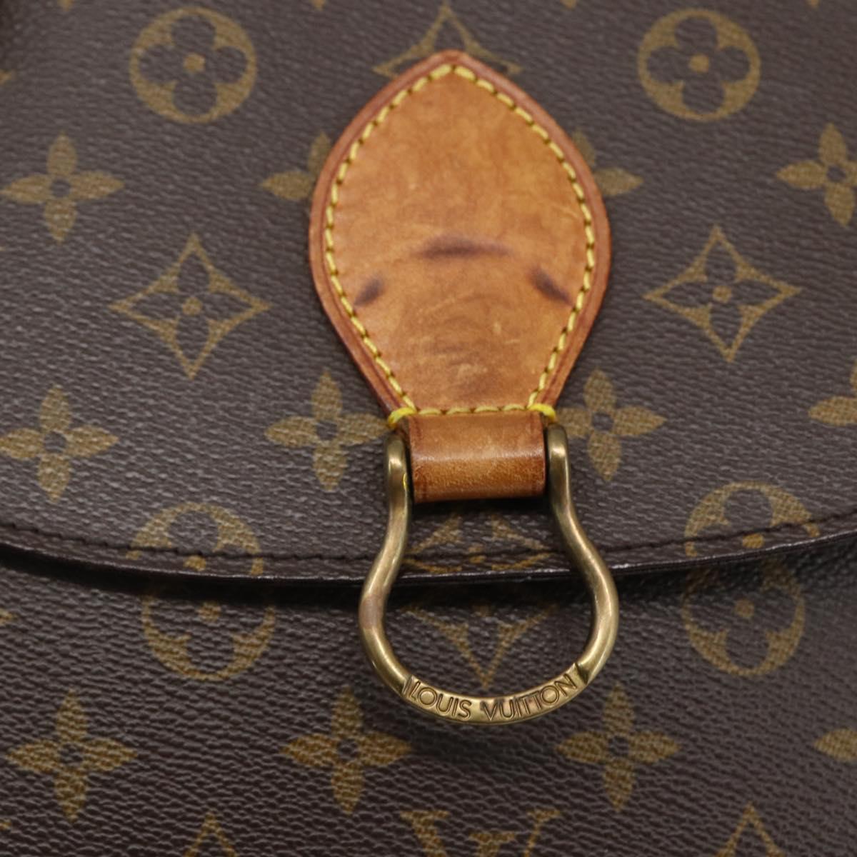 LOUIS VUITTON Monogram Saint Cloud GM Shoulder Bag M51242 LV Auth BA10836