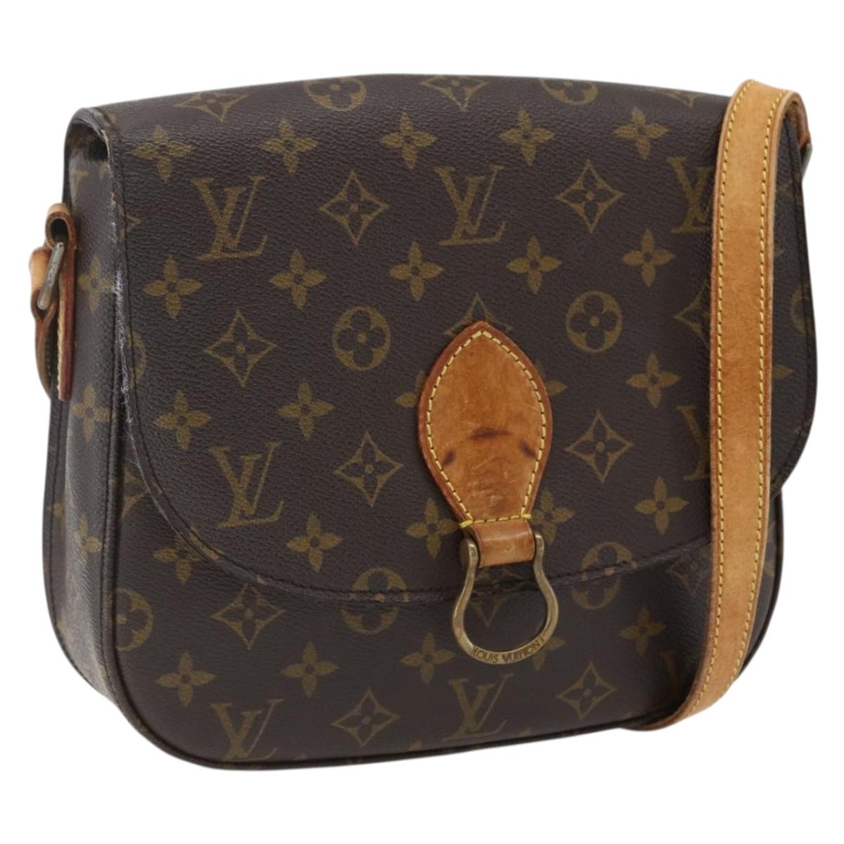LOUIS VUITTON Monogram Saint Cloud GM Shoulder Bag M51242 LV Auth BA10836