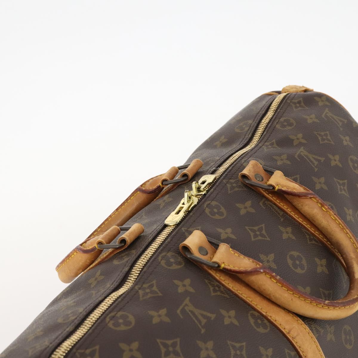 LOUIS VUITTON Monogram Keepall 45 Boston Bag M41428 LV Auth BA10838