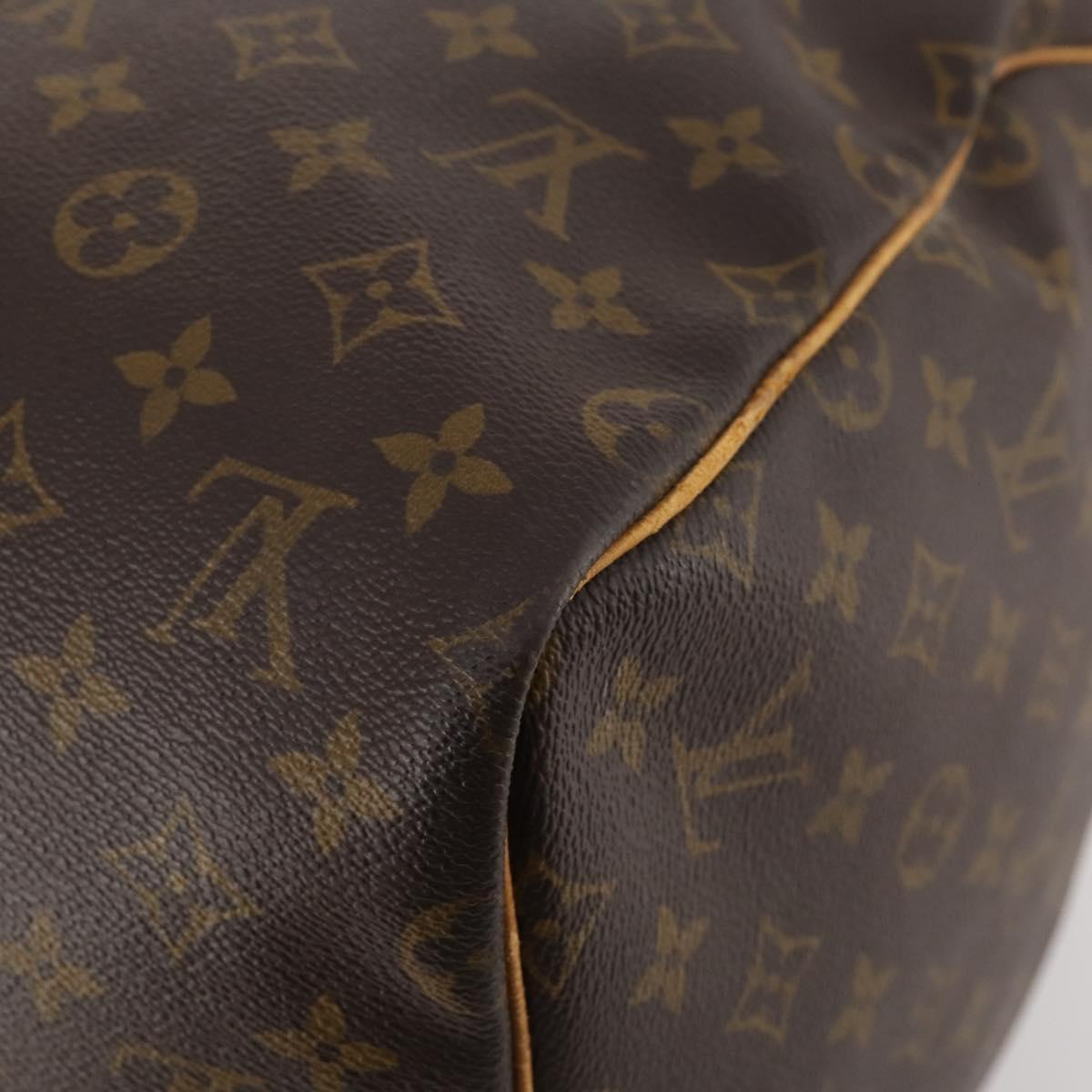 LOUIS VUITTON Monogram Keepall 55 Boston Bag M41424 LV Auth BA10839