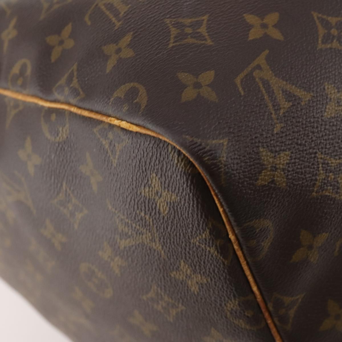 LOUIS VUITTON Monogram Keepall 55 Boston Bag M41424 LV Auth BA10839