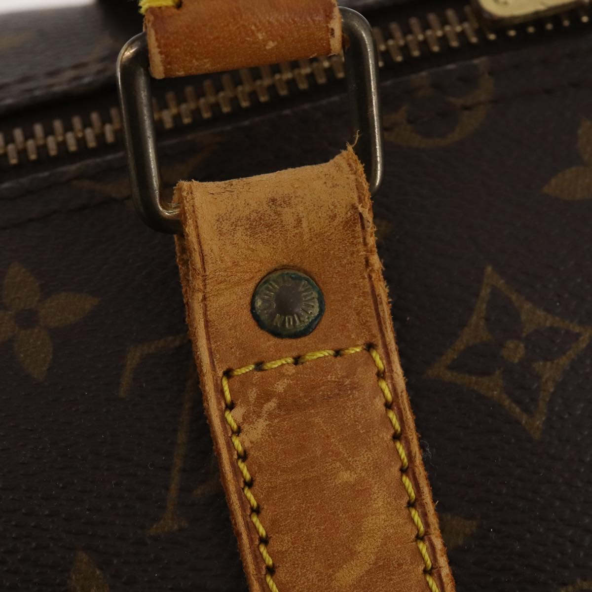 LOUIS VUITTON Monogram Keepall 55 Boston Bag M41424 LV Auth BA10839