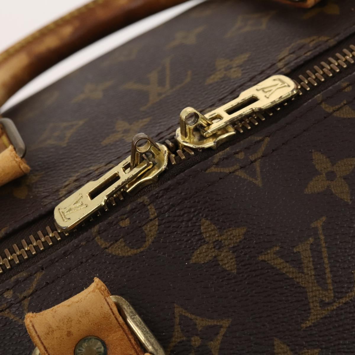 LOUIS VUITTON Monogram Keepall 55 Boston Bag M41424 LV Auth BA10839