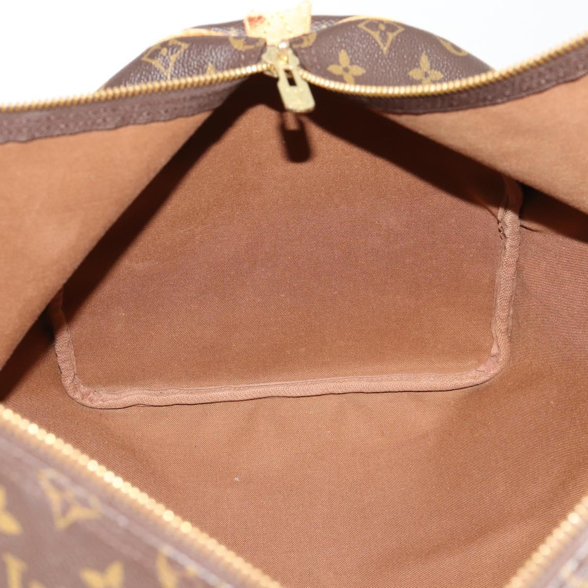 LOUIS VUITTON Monogram Keepall 55 Boston Bag M41424 LV Auth BA10839