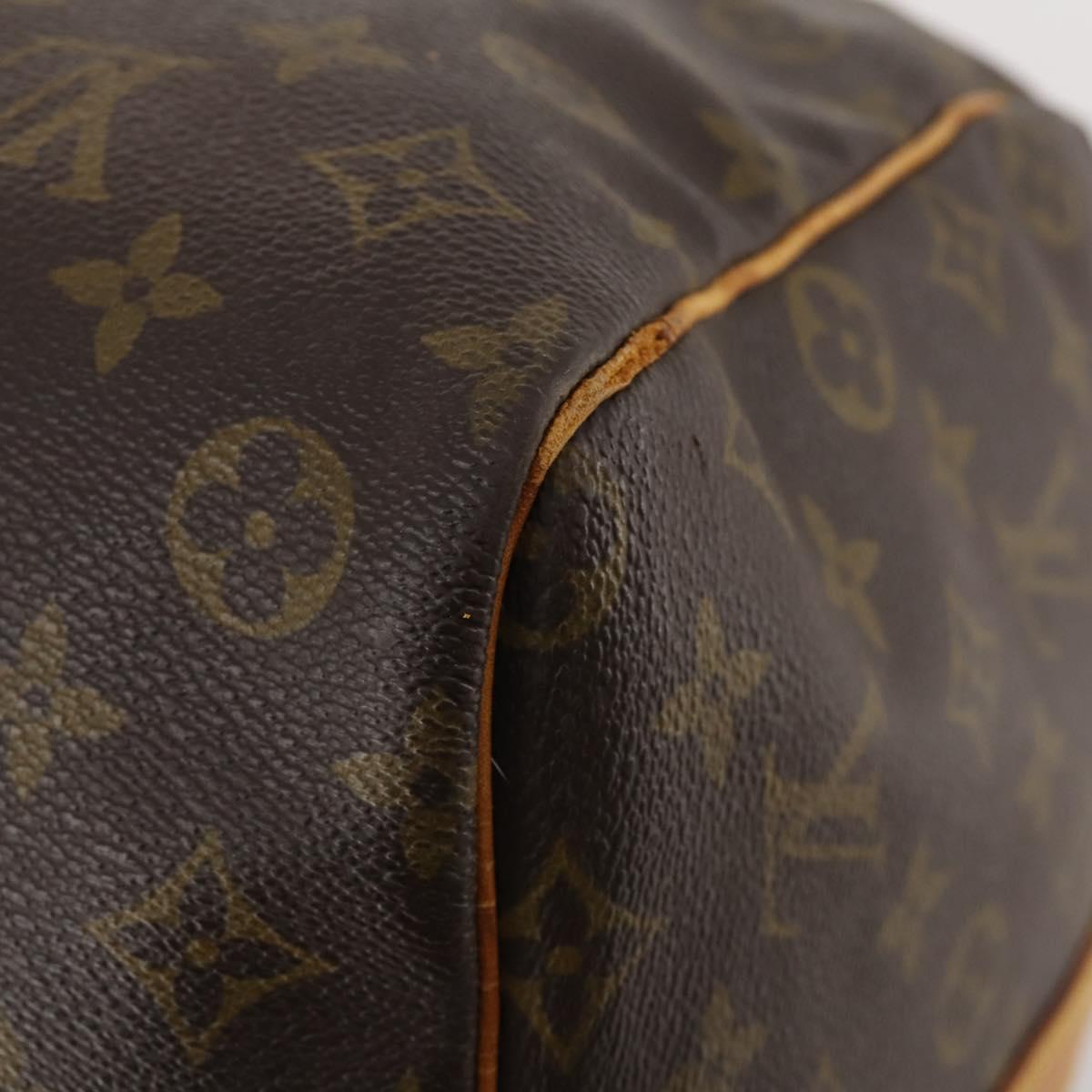LOUIS VUITTON Monogram Keepall Bandouliere 60 Boston Bag M41412 LV Auth BA10840