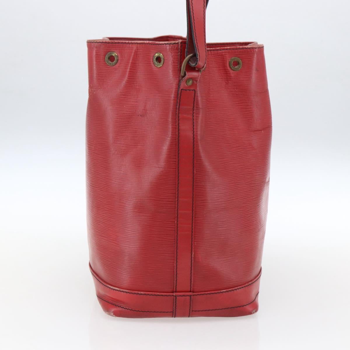 LOUIS VUITTON Epi Noe Shoulder Bag Red M44007 LV Auth BA10844