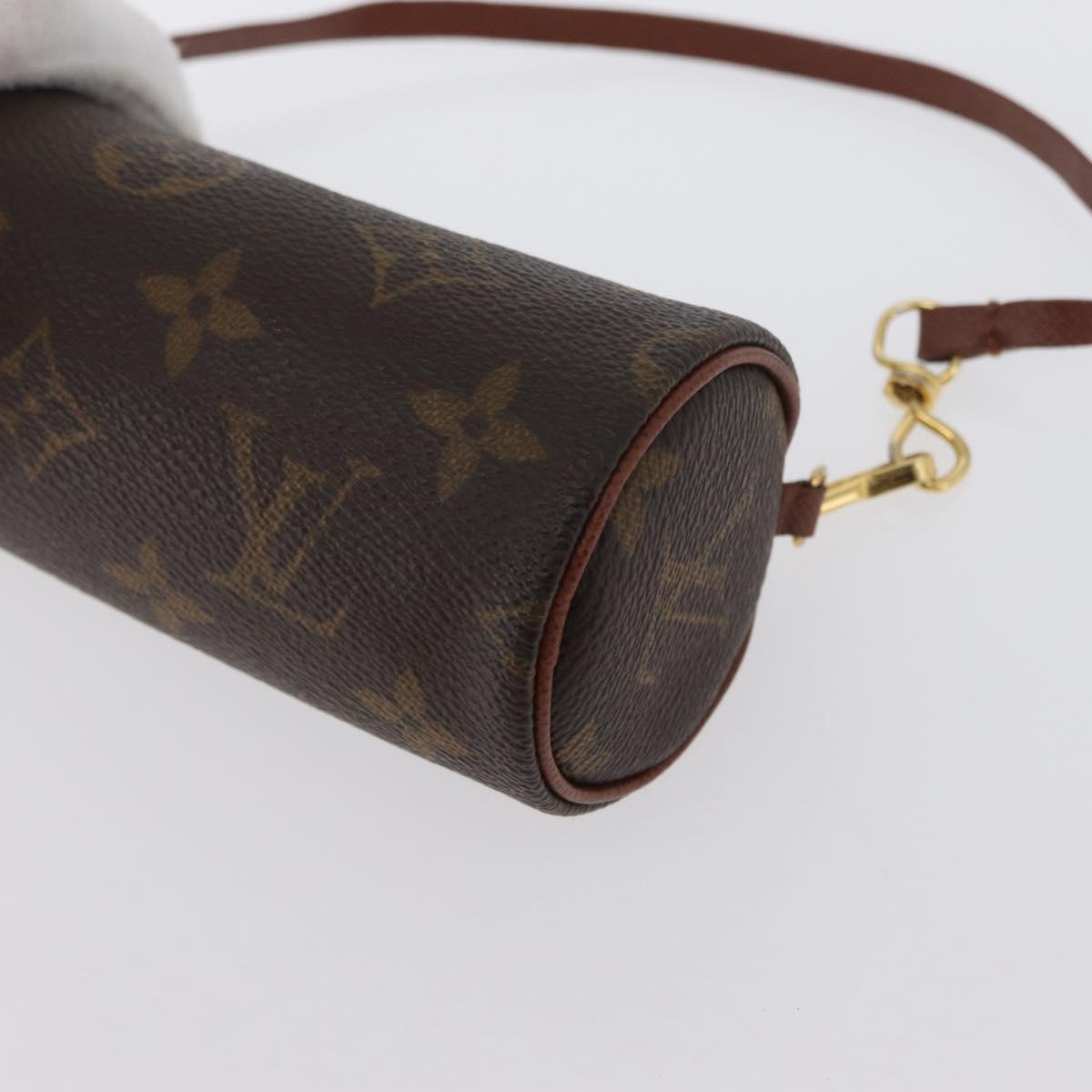 LOUIS VUITTON Monogram Papillon Pouch LV Auth BA10857
