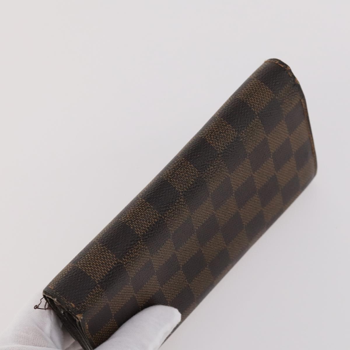 LOUIS VUITTON Monogram Damier Ebene Wallet 5 Set LV Auth BA10862