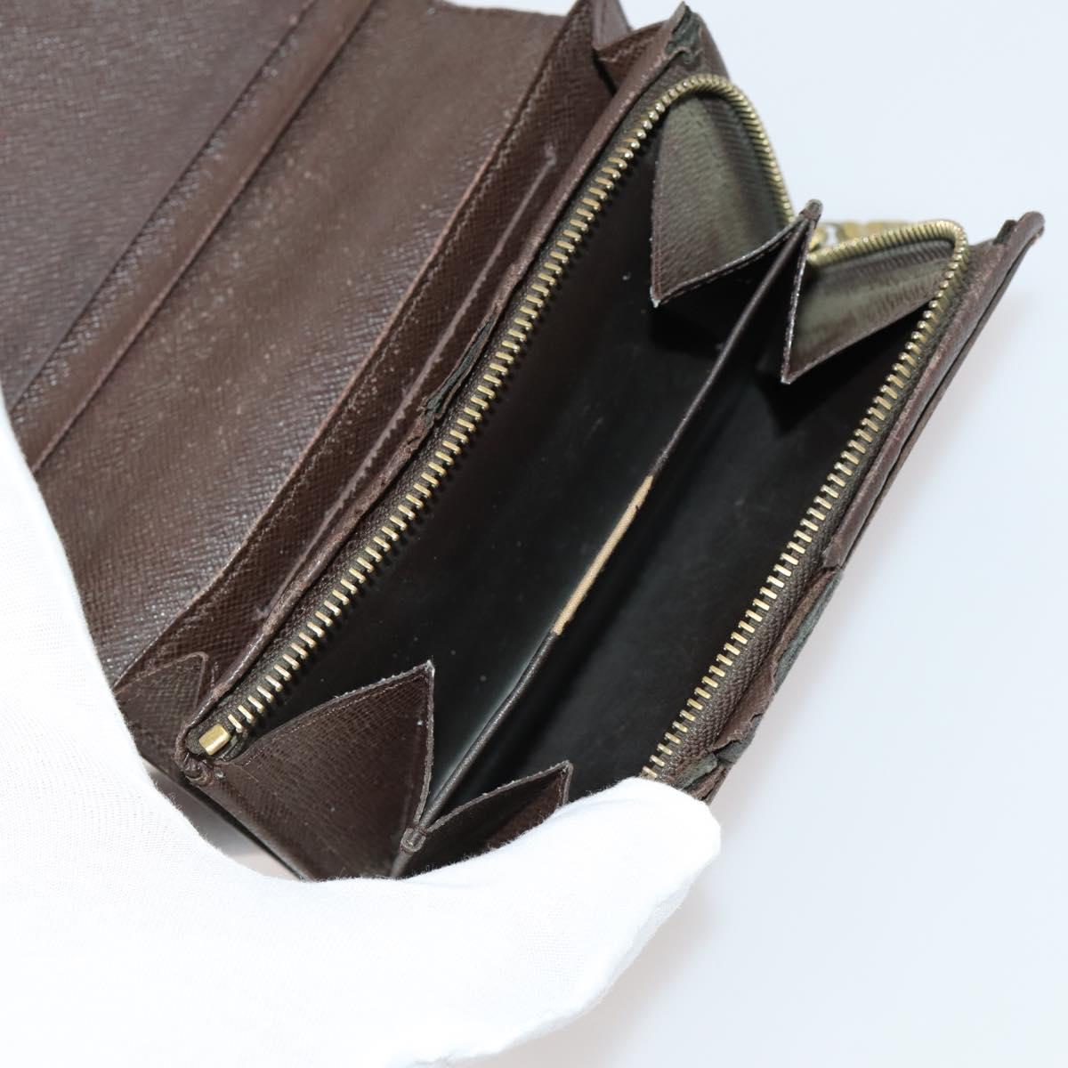 LOUIS VUITTON Monogram Damier Ebene Wallet 5 Set LV Auth BA10862