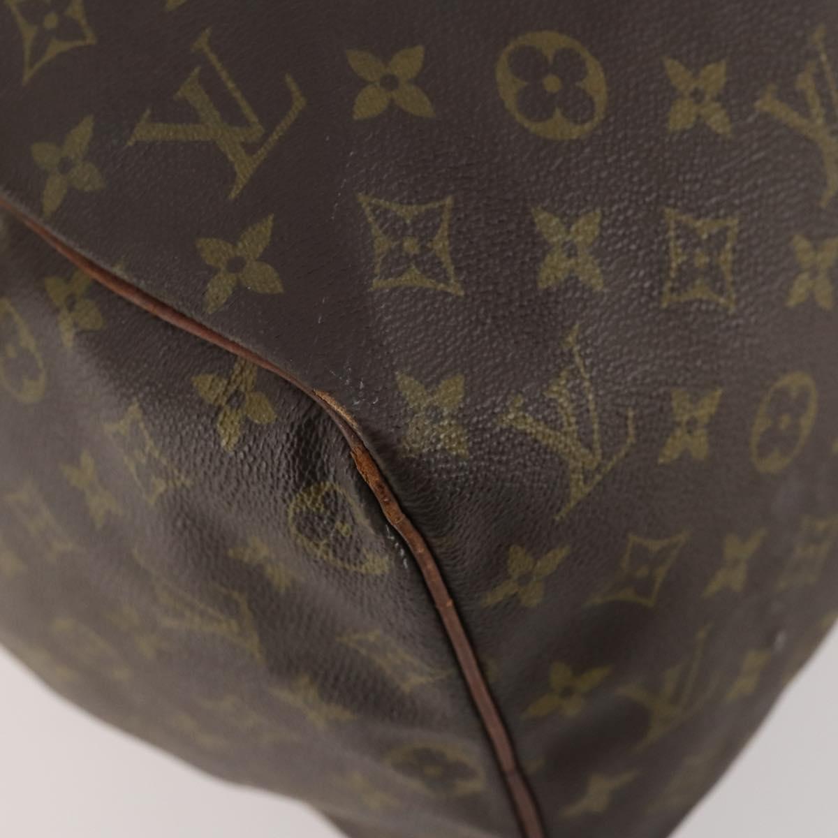 LOUIS VUITTON Monogram Sac Souple 45 Boston Bag M41624 LV Auth BA10865