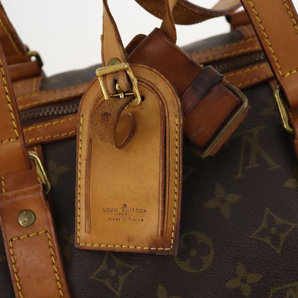 LOUIS VUITTON Monogram Sac Souple 45 Boston Bag M41624 LV Auth BA10865