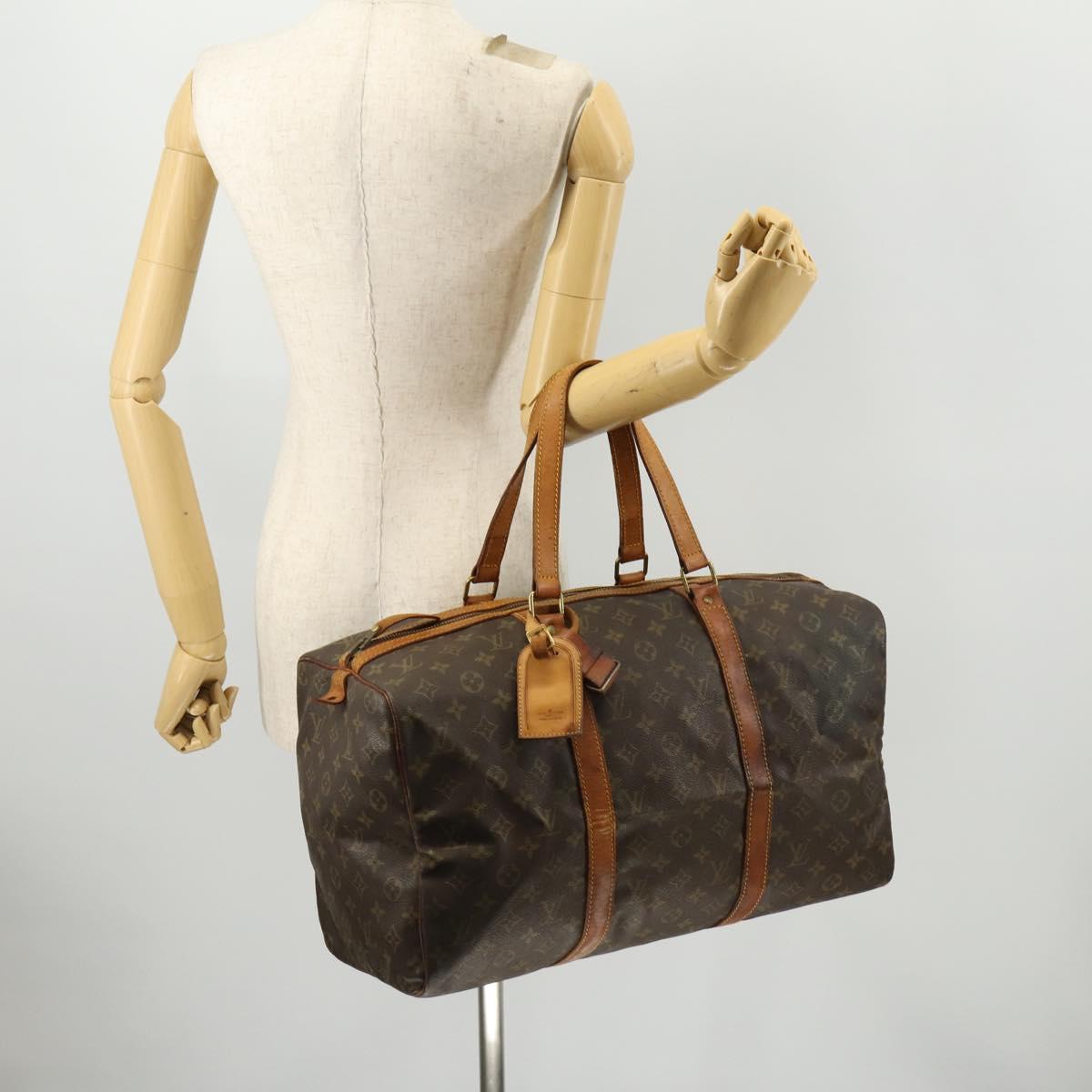 LOUIS VUITTON Monogram Sac Souple 45 Boston Bag M41624 LV Auth BA10865