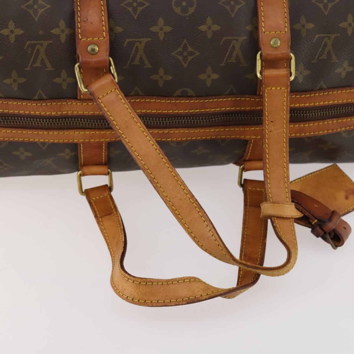 LOUIS VUITTON Monogram Sac Souple 45 Boston Bag M41624 LV Auth BA10865
