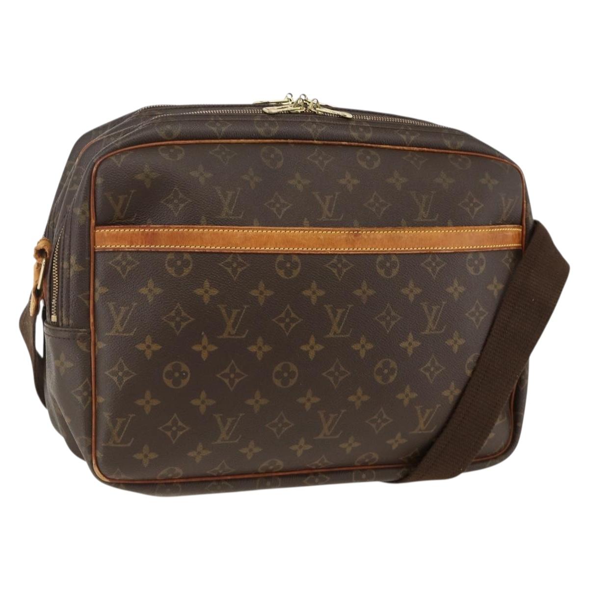 LOUIS VUITTON Monogram Reporter GM Shoulder Bag M45252 LV Auth BA10868
