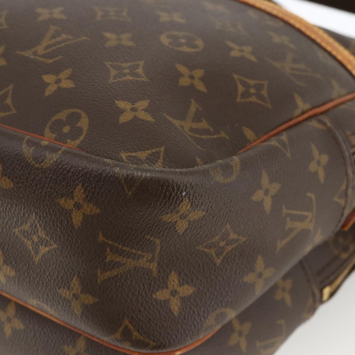LOUIS VUITTON Monogram Reporter GM Shoulder Bag M45252 LV Auth BA10868