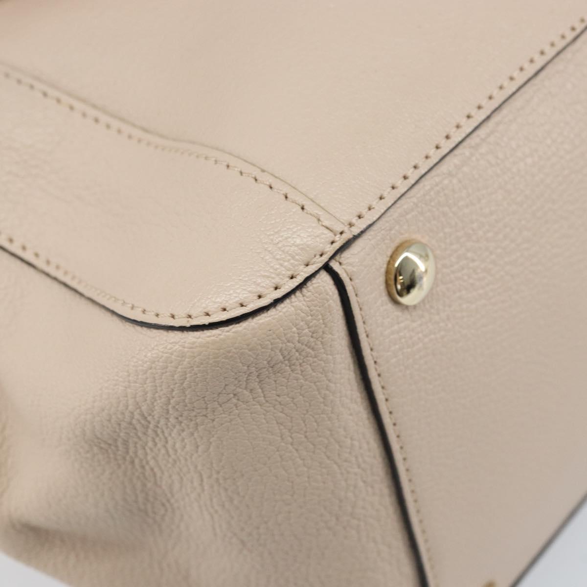 Chloe Hand Bag 2way Pink Gold Auth BA10878