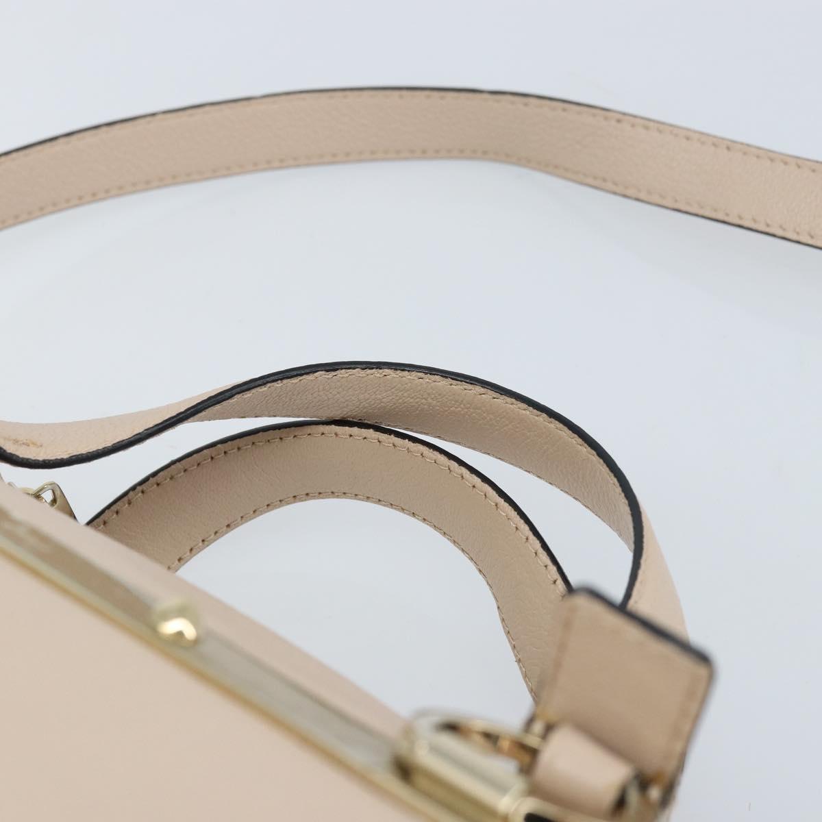 Chloe Hand Bag 2way Pink Gold Auth BA10878