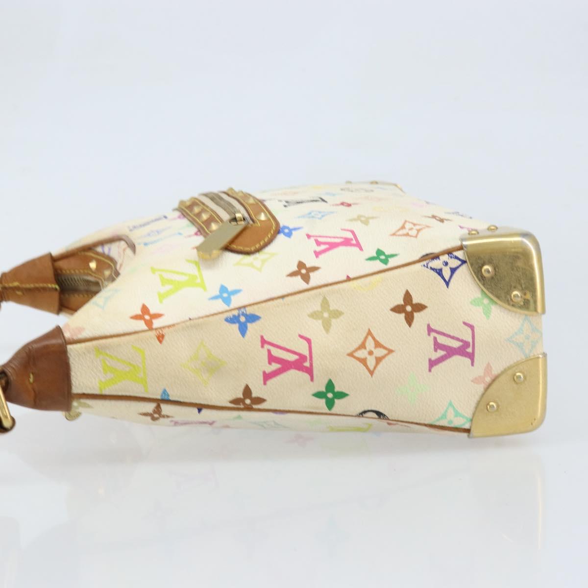LOUIS VUITTON Monogram Multicolor Boulogne Bag White M92660 LV Auth BA10879