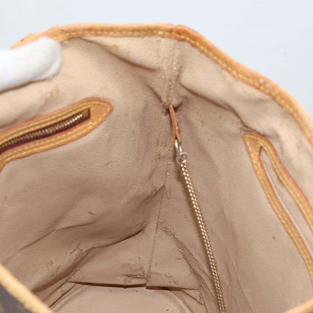 LOUIS VUITTON Monogram Bucket GM Shoulder Bag M42236 LV Auth BA10888