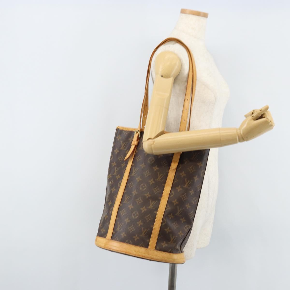 LOUIS VUITTON Monogram Bucket GM Shoulder Bag M42236 LV Auth BA10888
