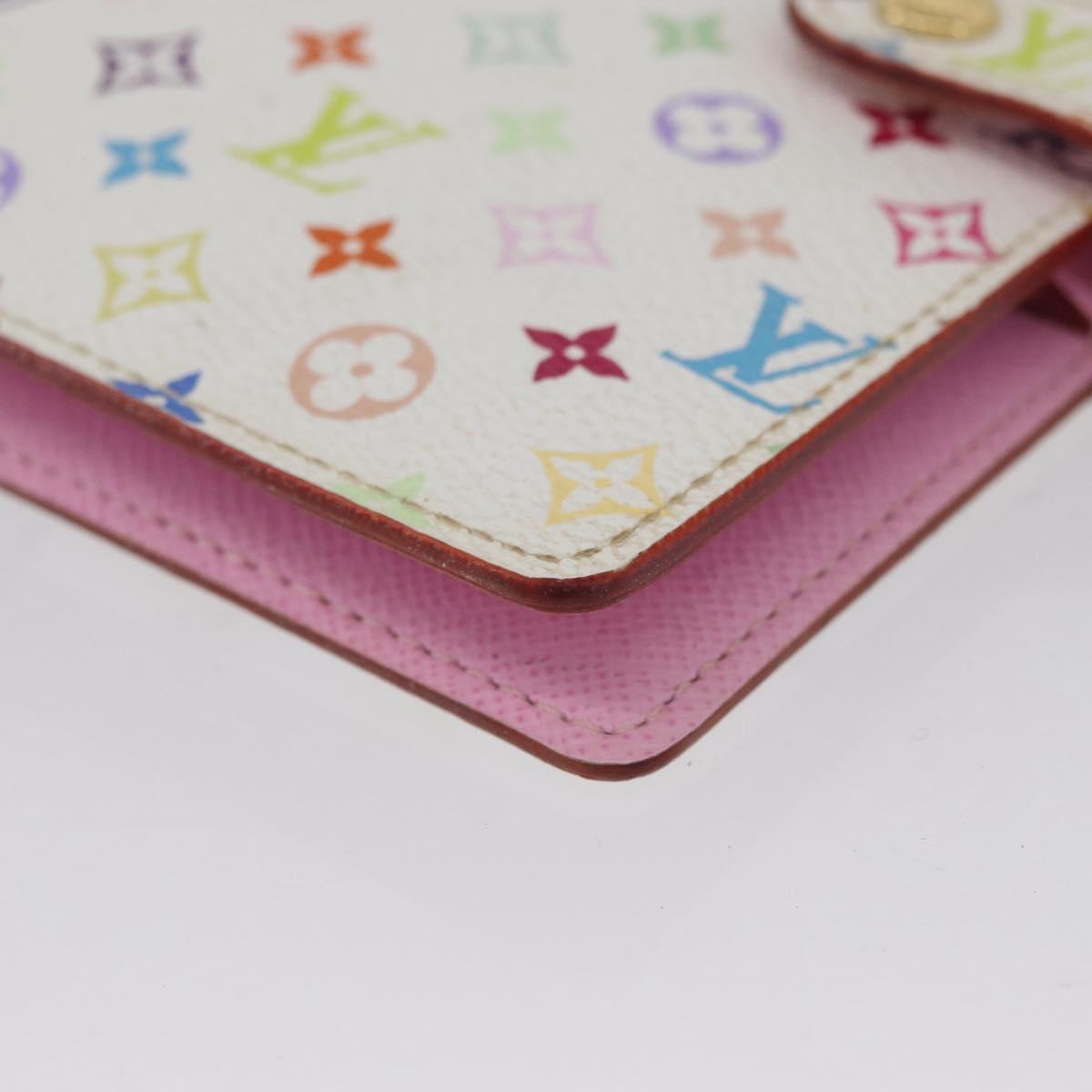 LOUIS VUITTON Multicolor Agenda PM Day Planner Cover White R21074 Auth BA10903V