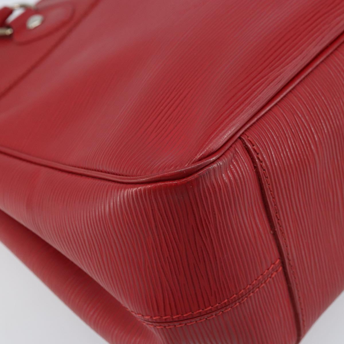 LOUIS VUITTON Epi Passy PM Hand Bag Red M5926E LV Auth BA10911