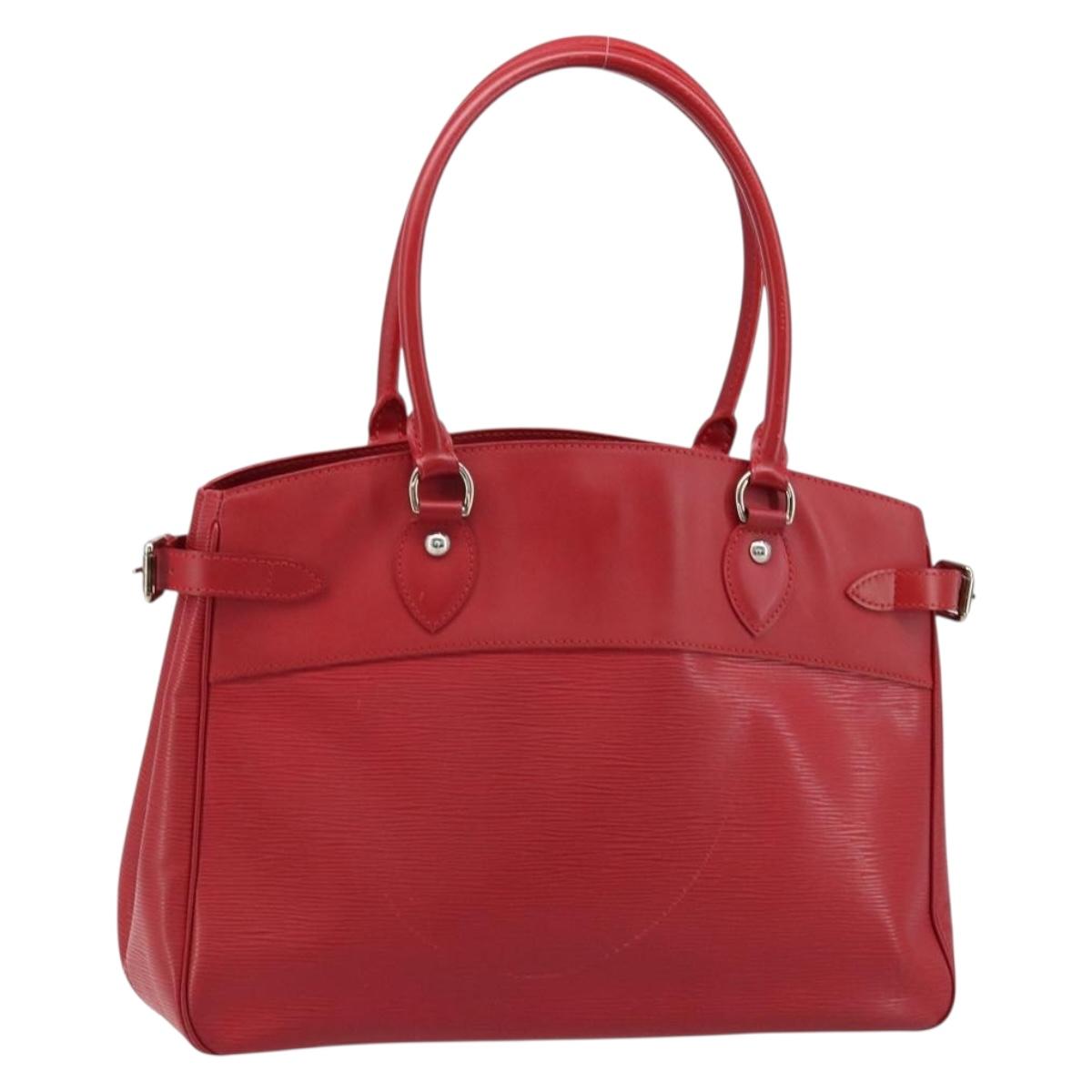 LOUIS VUITTON Epi Passy PM Hand Bag Red M5926E LV Auth BA10911