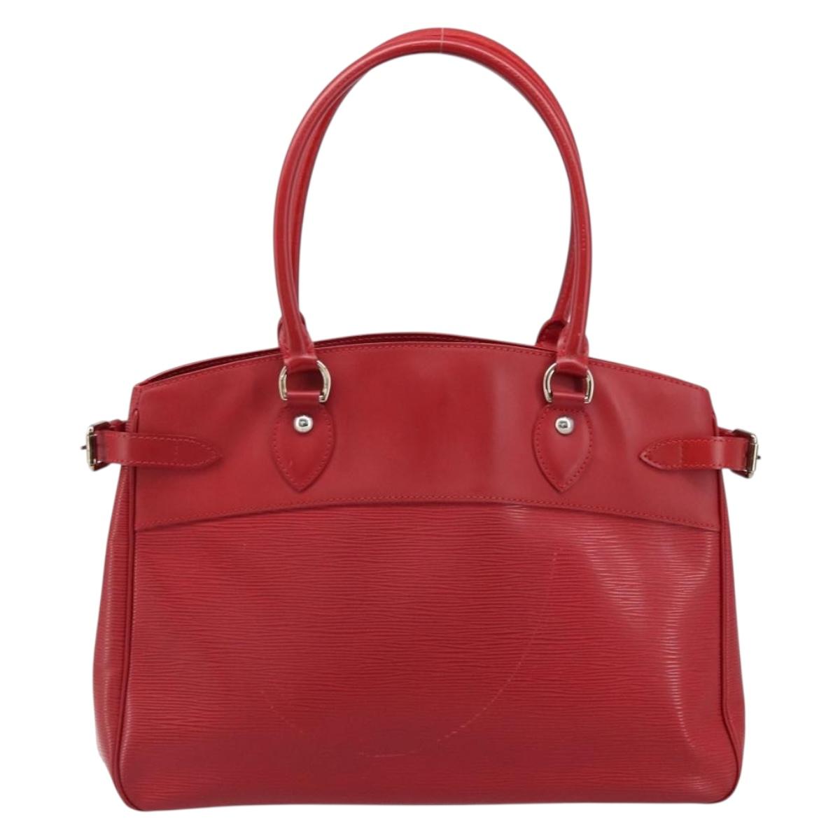 LOUIS VUITTON Epi Passy PM Hand Bag Red M5926E LV Auth BA10911