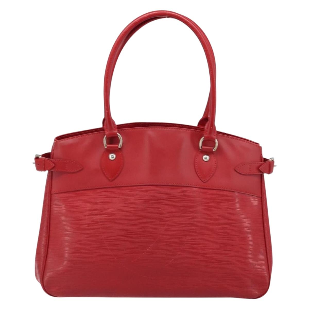 LOUIS VUITTON Epi Passy PM Hand Bag Red M5926E LV Auth BA10911