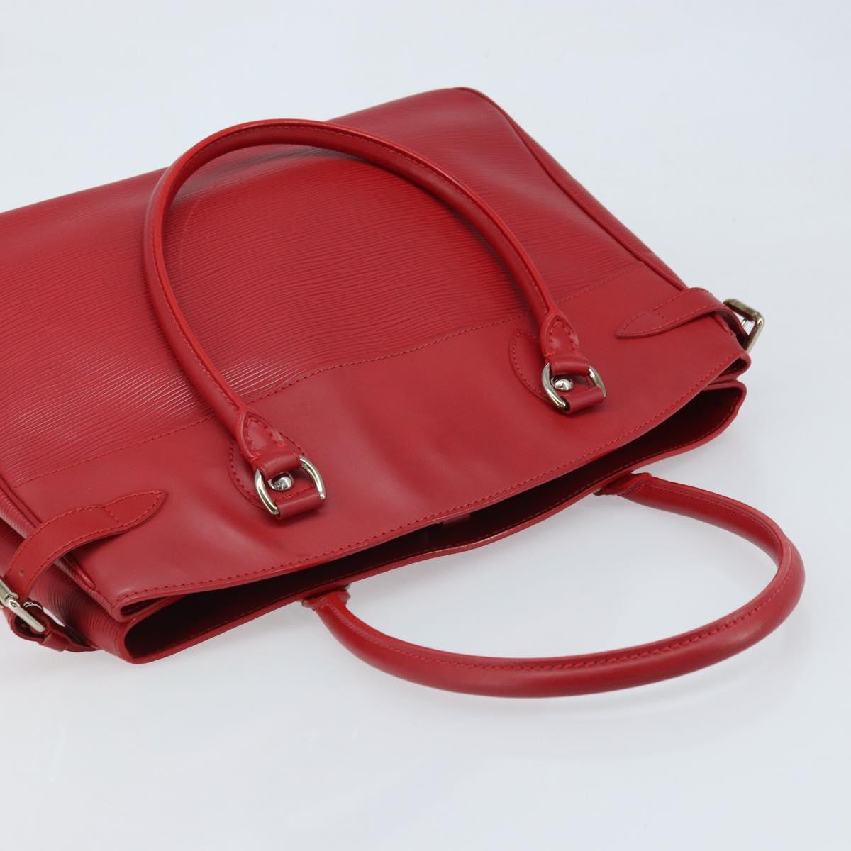 LOUIS VUITTON Epi Passy PM Hand Bag Red M5926E LV Auth BA10911