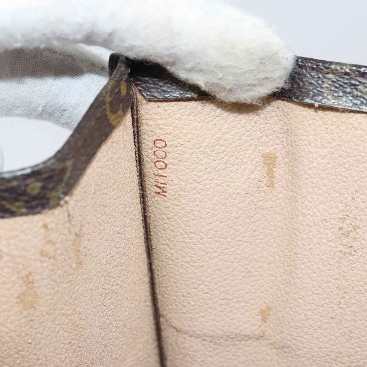 LOUIS VUITTON Monogram Sac Plat Hand Bag M51140 LV Auth BA10915