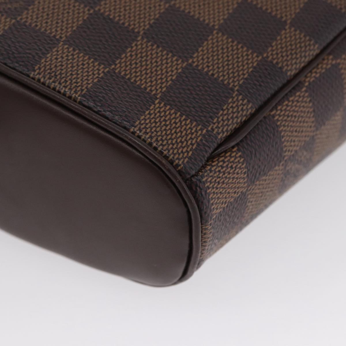 LOUIS VUITTON Damier Ebene Ipanema PM Shoulder Bag N51294 LV Auth BA10923