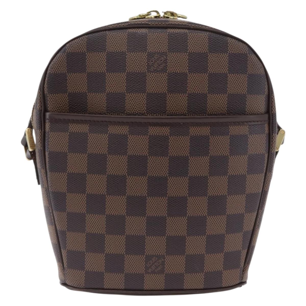 LOUIS VUITTON Damier Ebene Ipanema PM Shoulder Bag N51294 LV Auth BA10923