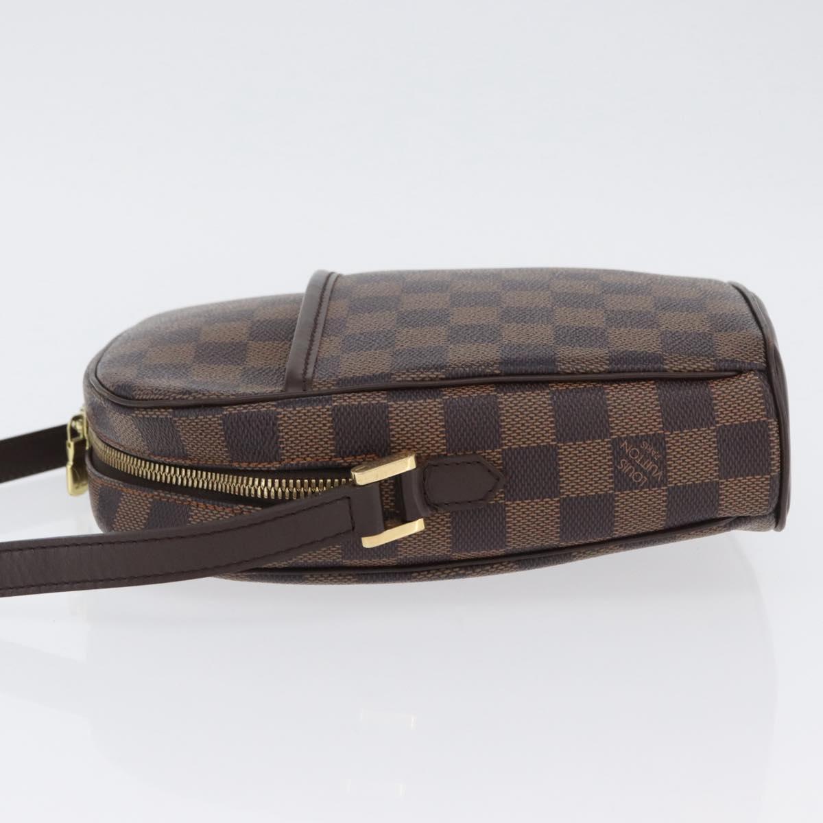 LOUIS VUITTON Damier Ebene Ipanema PM Shoulder Bag N51294 LV Auth BA10923