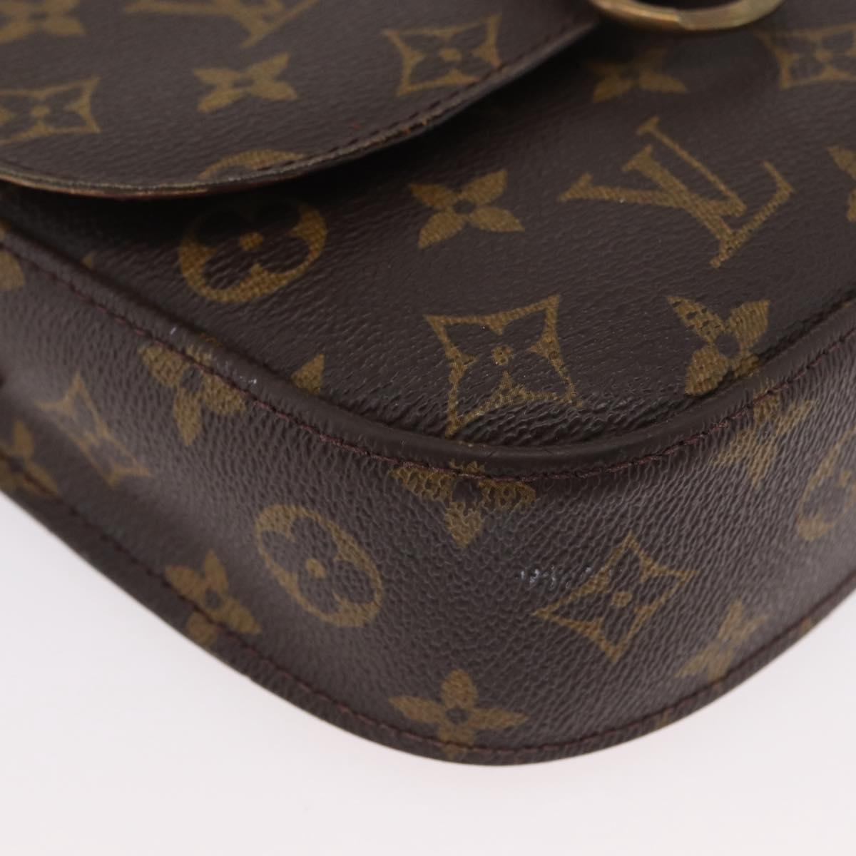 LOUIS VUITTON Monogram Saint Cloud MM Shoulder Bag M51243 LV Auth BA10928