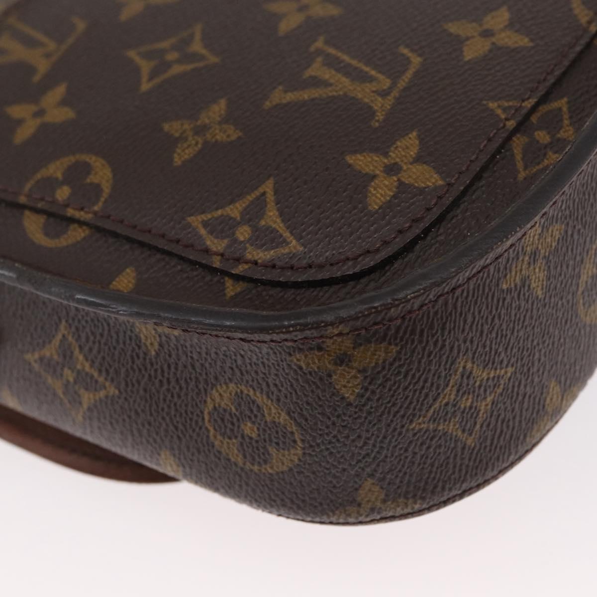 LOUIS VUITTON Monogram Saint Cloud MM Shoulder Bag M51243 LV Auth BA10928