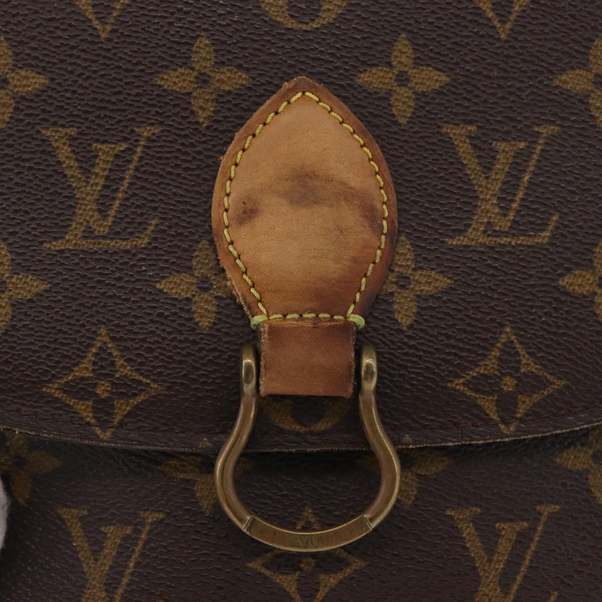 LOUIS VUITTON Monogram Saint Cloud MM Shoulder Bag M51243 LV Auth BA10928