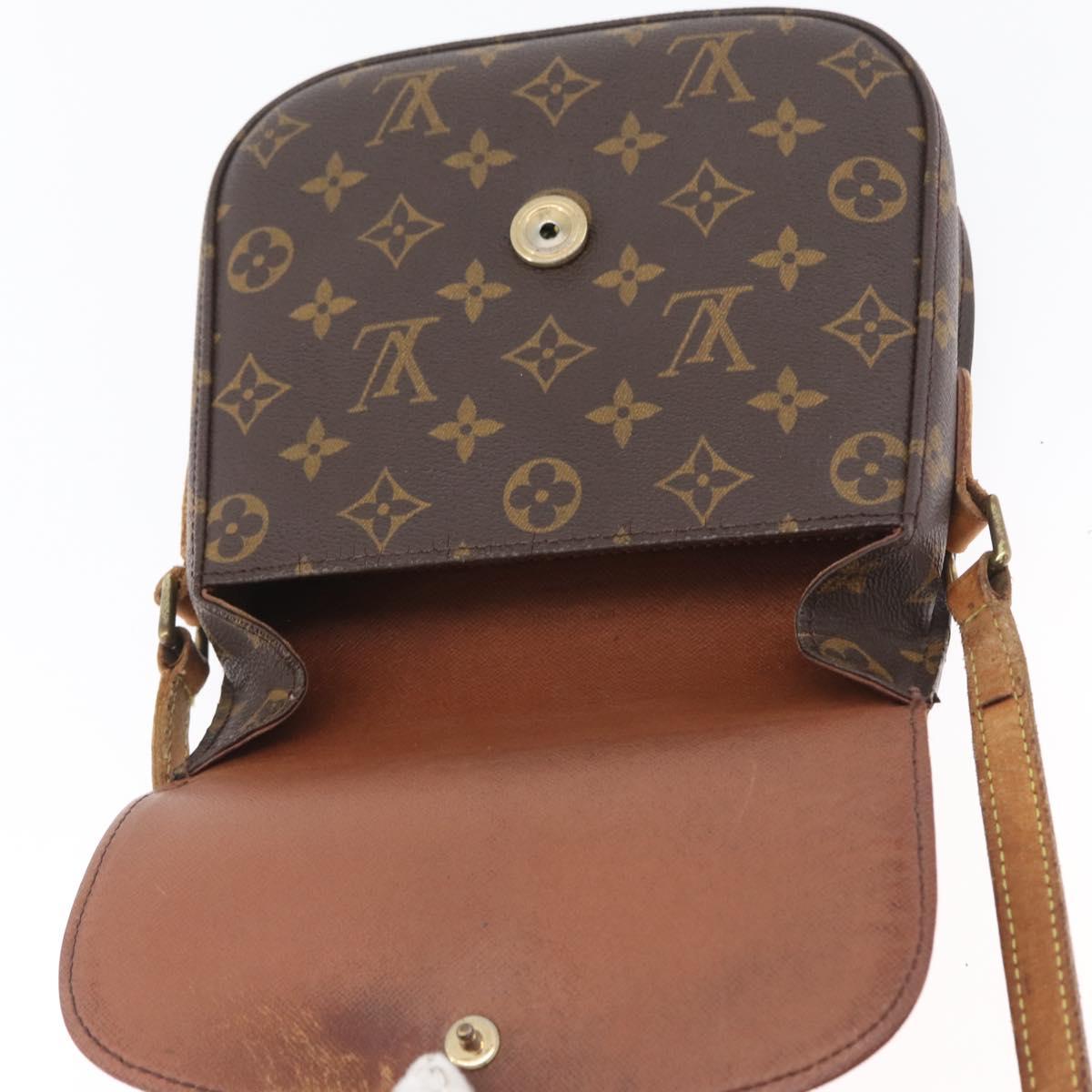 LOUIS VUITTON Monogram Saint Cloud MM Shoulder Bag M51243 LV Auth BA10928
