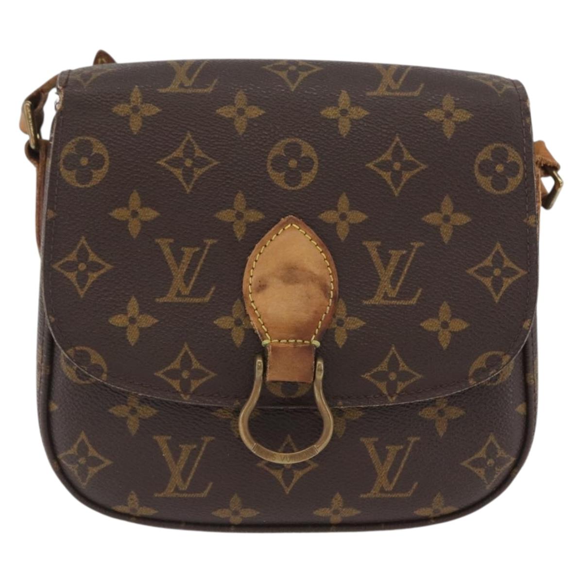 LOUIS VUITTON Monogram Saint Cloud MM Shoulder Bag M51243 LV Auth BA10928